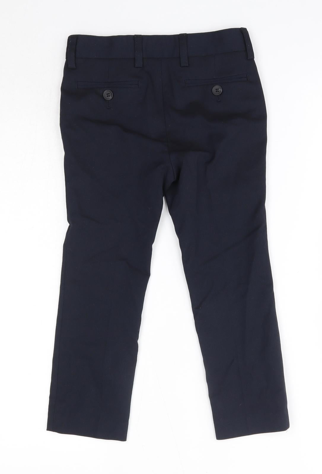 NEXT Boys Blue  Polyester Dress Pants Trousers Size 5 Years  Regular