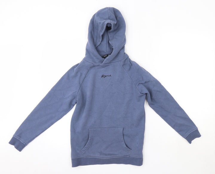 George Boys Blue  Cotton Pullover Hoodie Size 7-8 Years