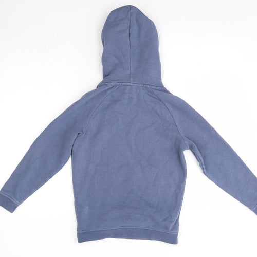 George Boys Blue  Cotton Pullover Hoodie Size 7-8 Years