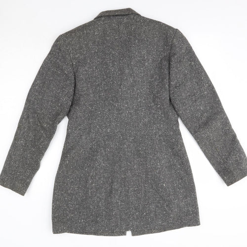 IMAGES Womens Grey   Overcoat Coat Size 12