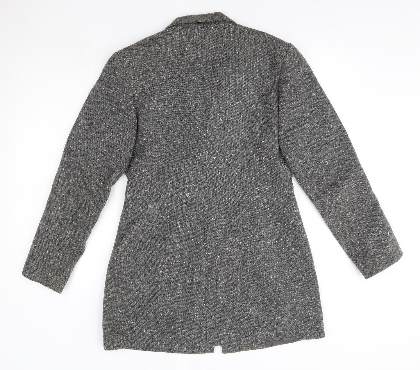 IMAGES Womens Grey   Overcoat Coat Size 12