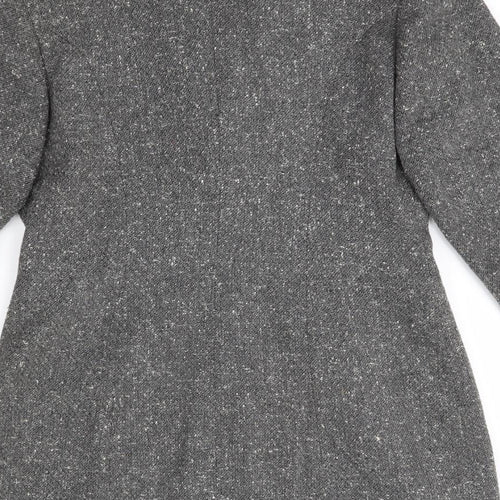 IMAGES Womens Grey   Overcoat Coat Size 12
