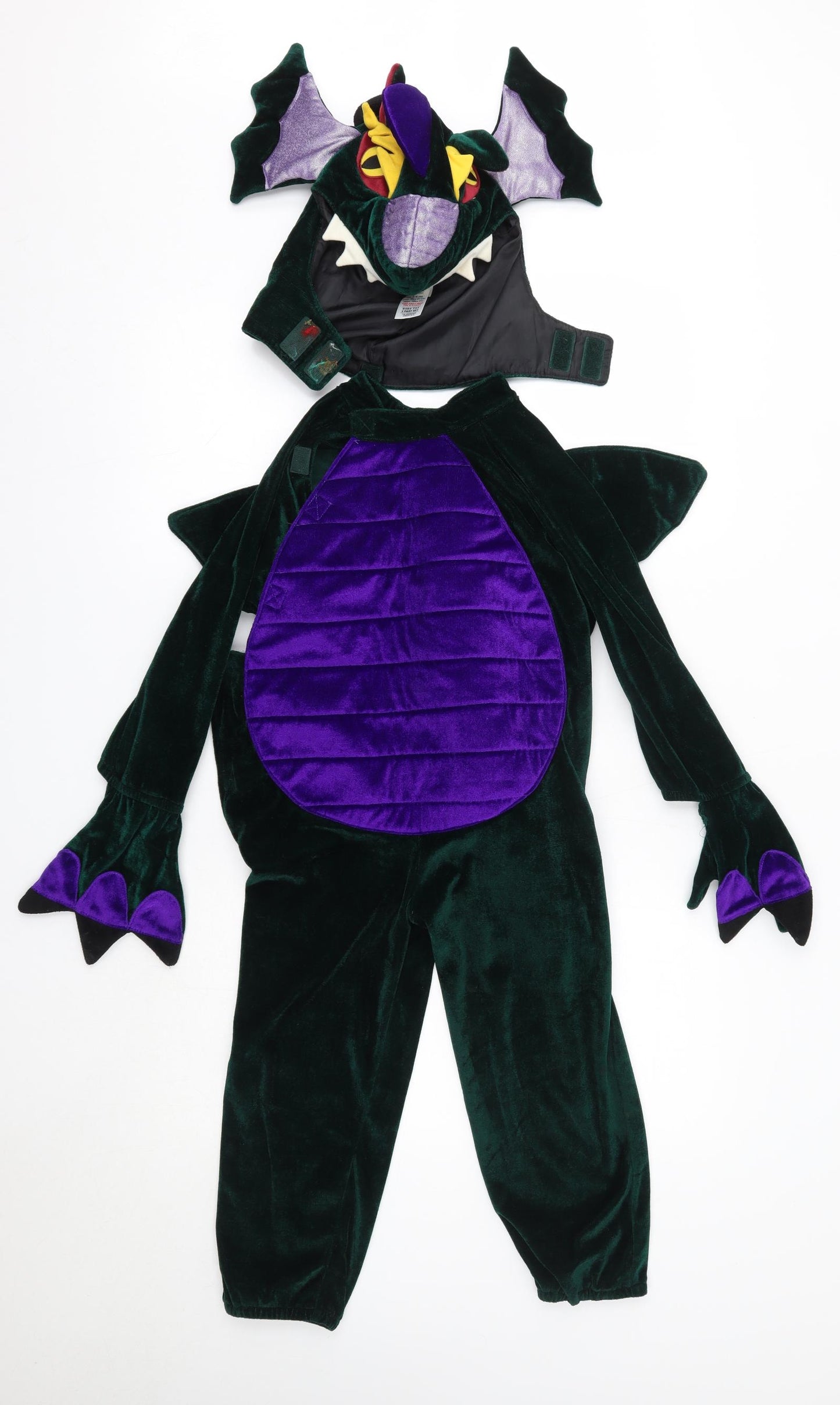 M&S Boys Multicoloured   Overcoat Snowsuit Size 2-3 Years   - Dragon Fancy Dress Costume