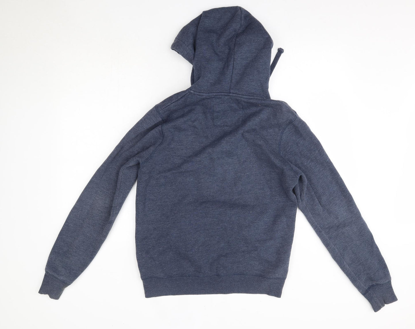 Jack Wills Womens Blue  Cotton Pullover Hoodie Size 12