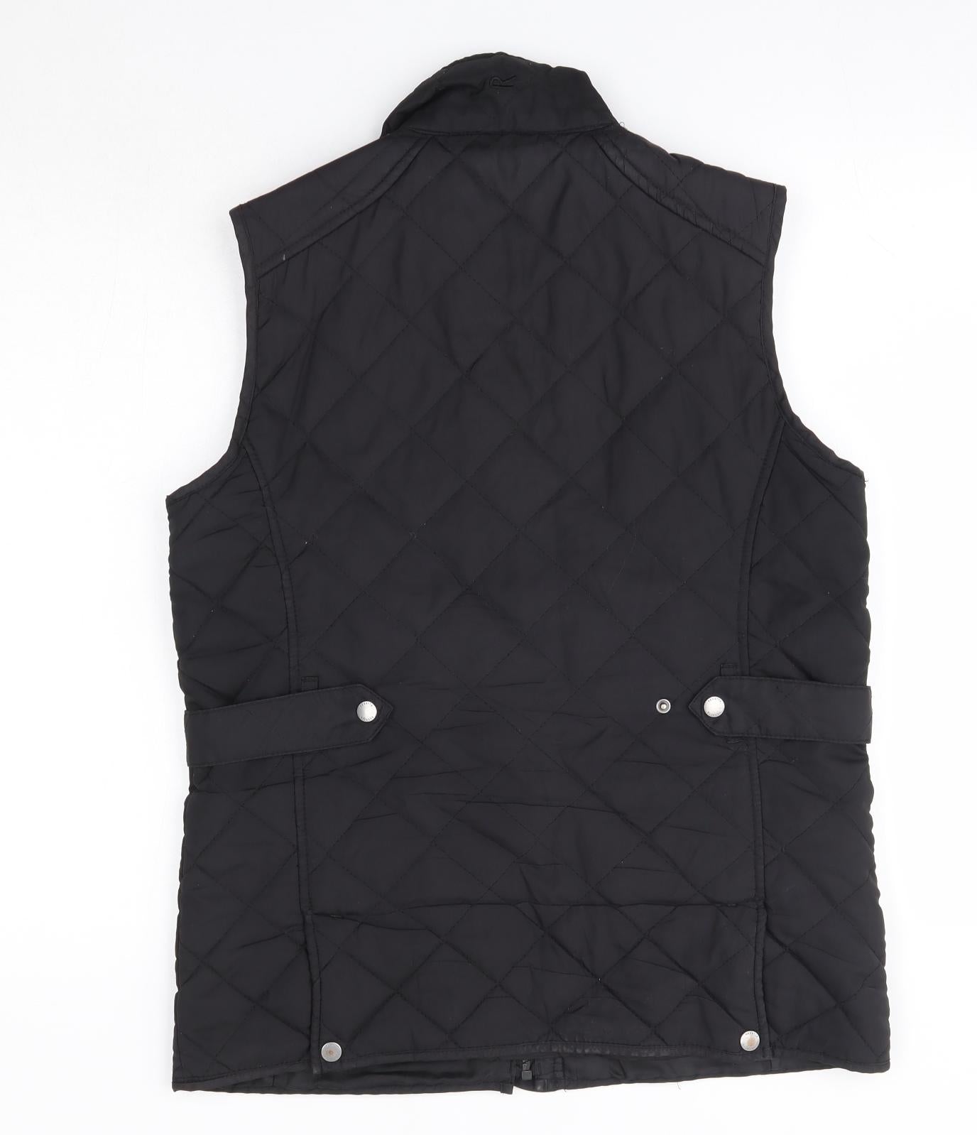 Regatta Womens Black   Gilet Coat Size 12
