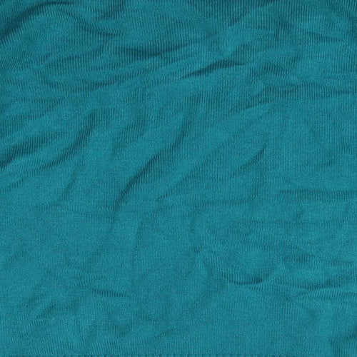Paramour Womens Green Round Neck  Viscose Pullover Jumper Size M