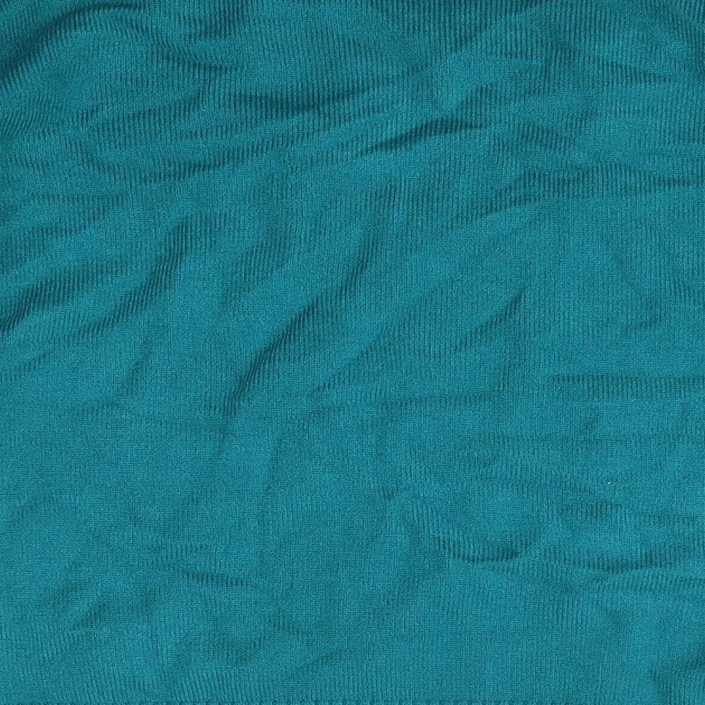 Paramour Womens Green Round Neck  Viscose Pullover Jumper Size M