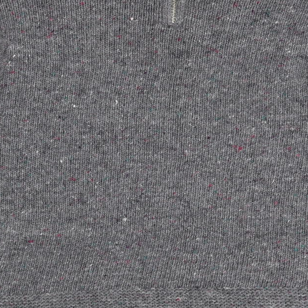 F&F Womens Grey Round Neck  Acrylic Pullover Jumper Size 12