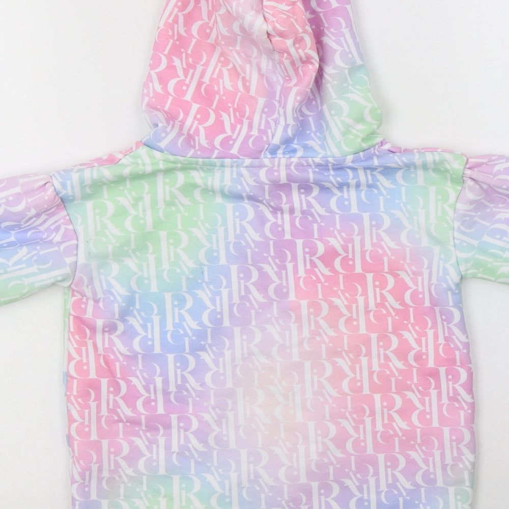 River Island Baby Multicoloured Batik Polyester Pullover Jumper Size 9-12 Months