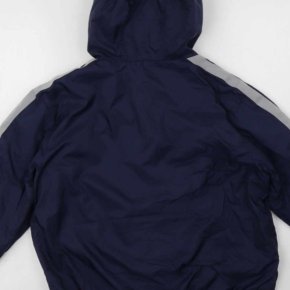 United Colors of Benetton Boys Blue   Windbreaker Jacket Size 11-12 Years  Zip