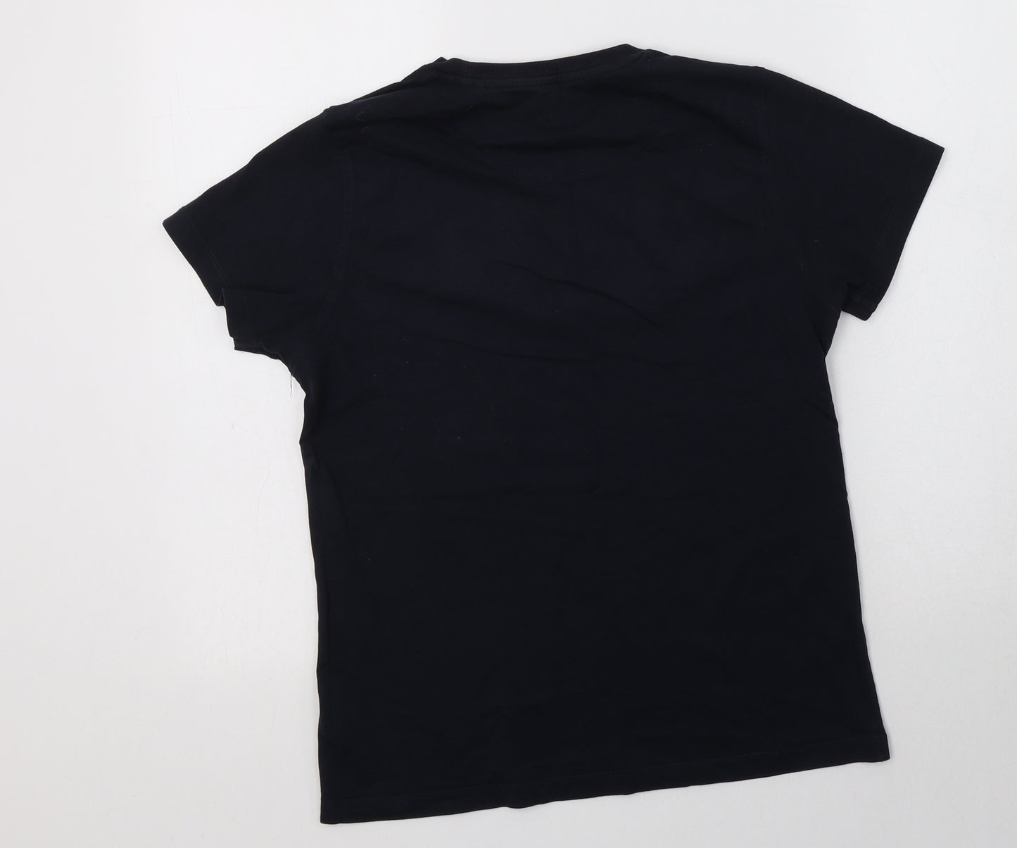 NEXT Boys Blue  Cotton Basic T-Shirt Size 13 Years Crew Neck  - New York