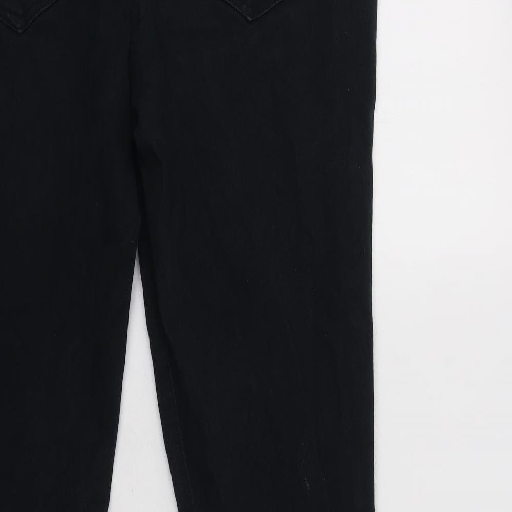 F&F Womens Blue  Cotton Skinny Jeans Size 16 L31 in Regular Button