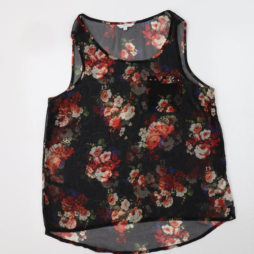 New  Womens   Polyester Basic Blouse Size 14 Scoop Neck