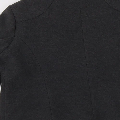 BM Womens Grey   Pea Coat Coat Size 14  Button