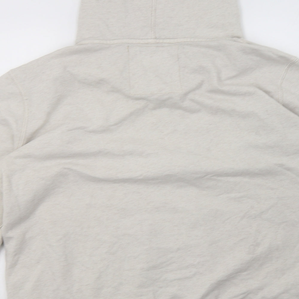Levi's Mens Beige  Cotton Full Zip Hoodie Size XL