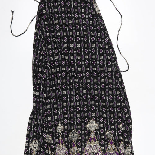Therapy Womens Purple  Polyester Maxi  Size 8  Round Neck