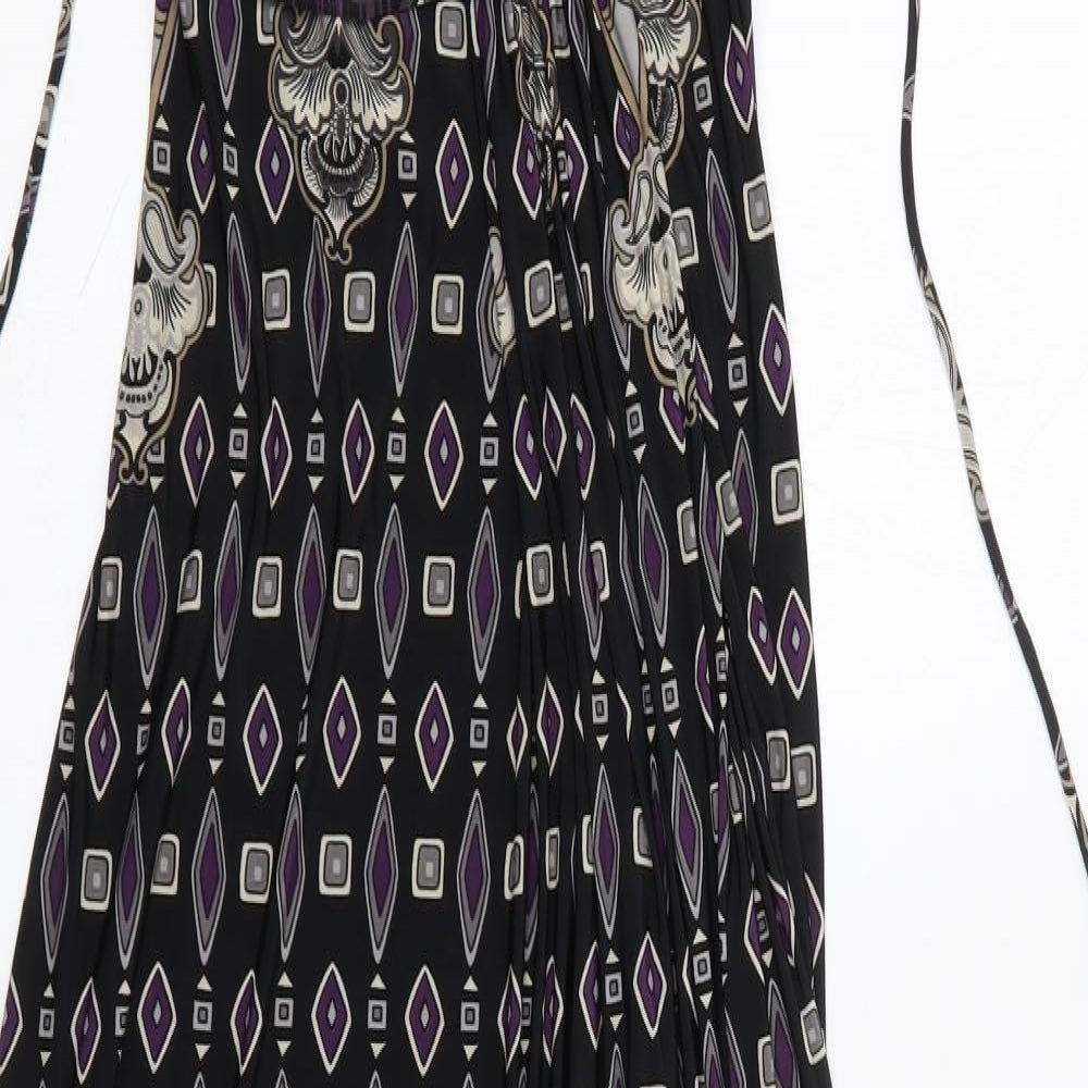 Therapy Womens Purple  Polyester Maxi  Size 8  Round Neck