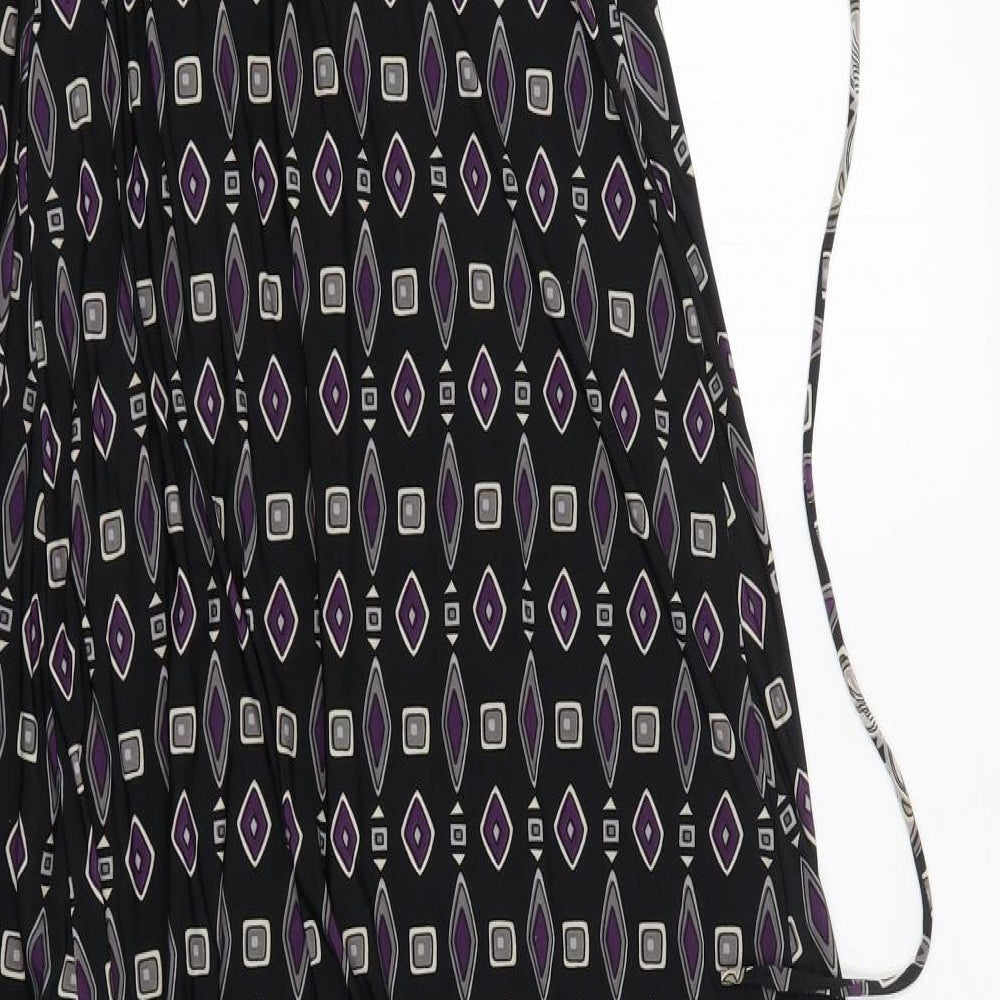 Therapy Womens Purple  Polyester Maxi  Size 8  Round Neck