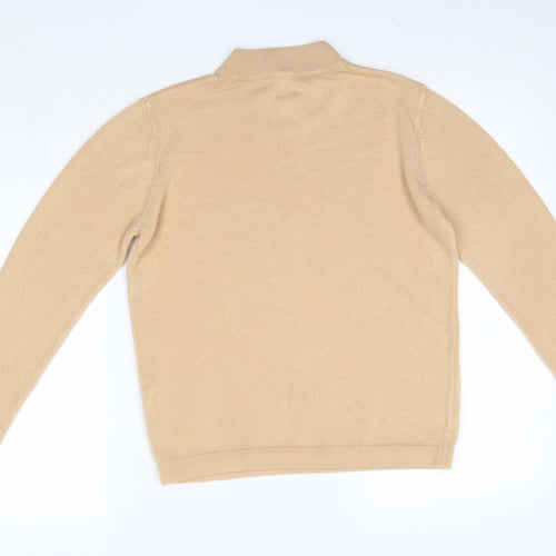 Originals Womens Brown High Neck  Acrylic Pullover Jumper Size 10