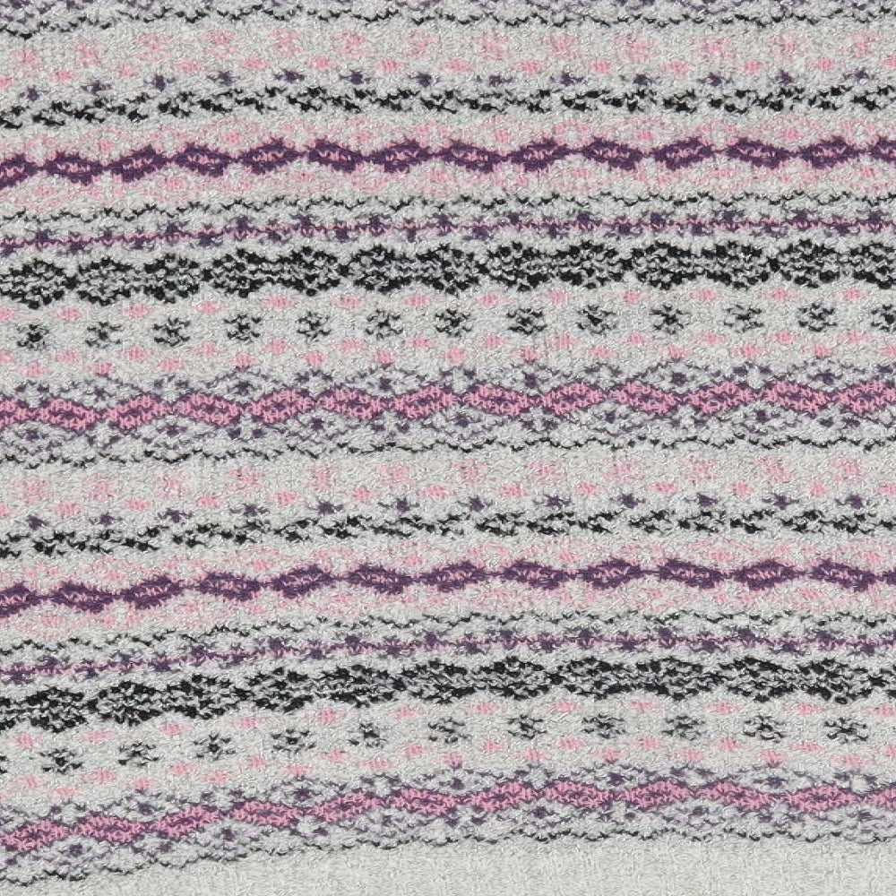 Pue & Natural Womens Multicoloured Round Neck Fair Isle Acrylic Pullover Jumper Size L