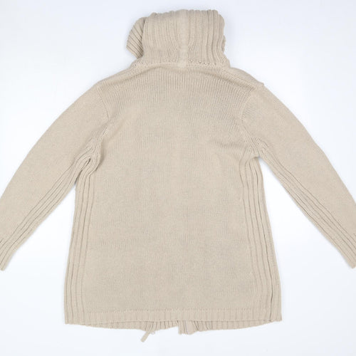 Ellie Louise Womens Brown   Jacket Coatigan Size L