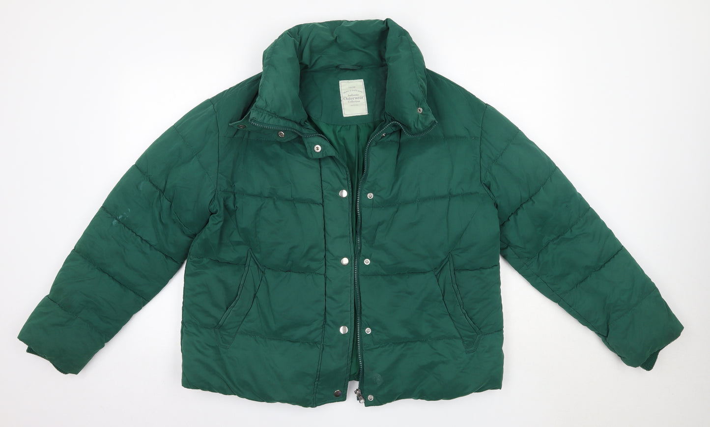 George Womens Green   Puffer Jacket Coat Size 16
