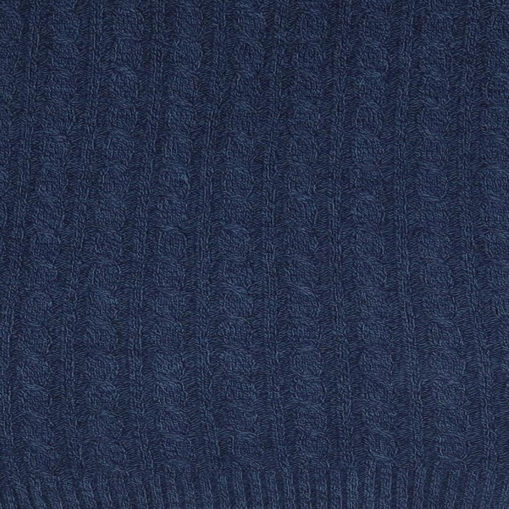 Choice Collection Womens Blue Round Neck  Acrylic Pullover Jumper Size S