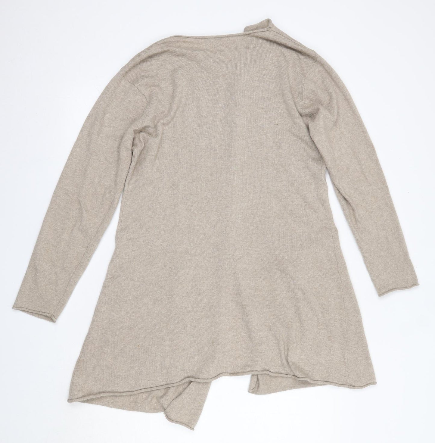 Masai Womens Brown V-Neck  Acrylic Cardigan Jumper Size S