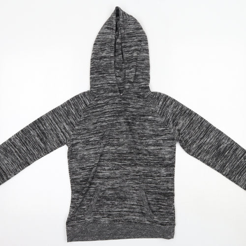 Miss Evie Girls Grey  Polyester Pullover Hoodie Size 11-12 Years