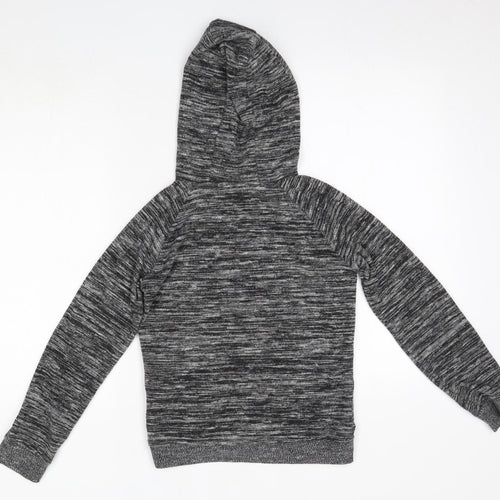 Miss Evie Girls Grey  Polyester Pullover Hoodie Size 11-12 Years
