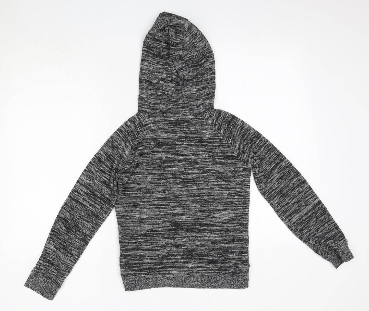 Miss Evie Girls Grey  Polyester Pullover Hoodie Size 11-12 Years