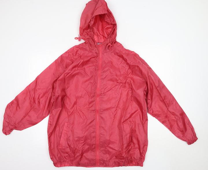 Isle Womens Pink   Rain Coat Coat Size M