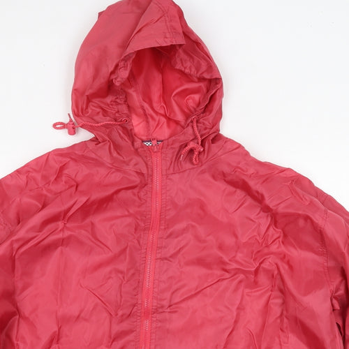 Isle Womens Pink   Rain Coat Coat Size M