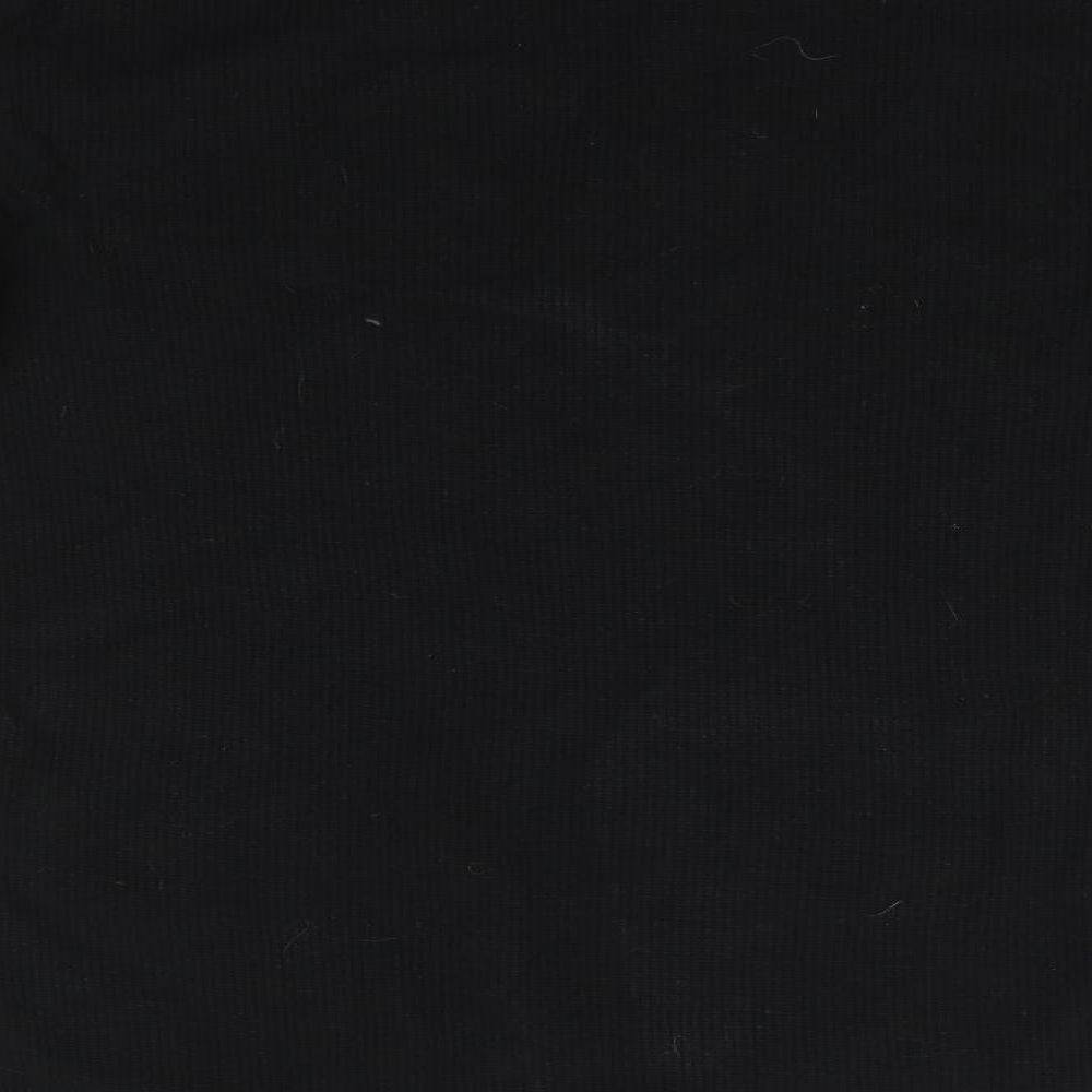 NEXT Mens Black Round Neck  Cotton Pullover Jumper Size M