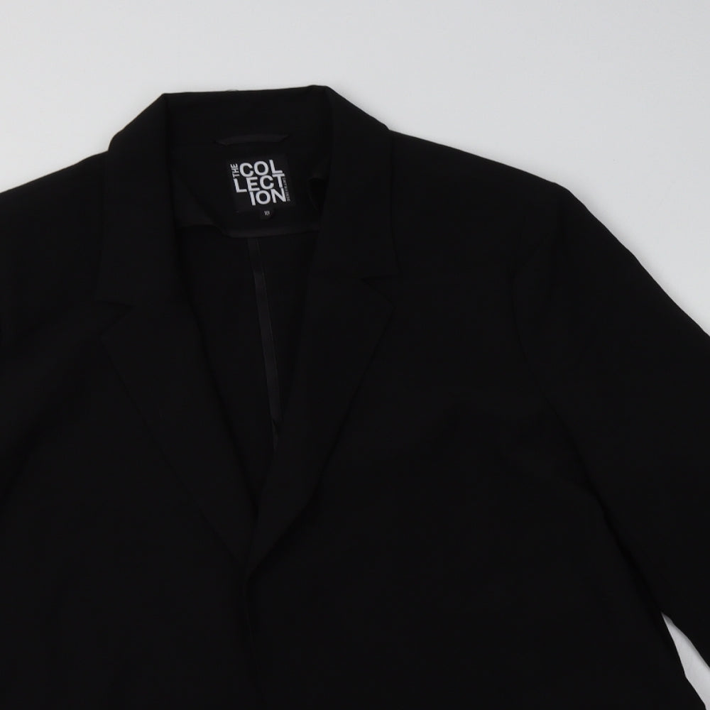 Debenhams Womens Black   Overcoat Blazer Size 18