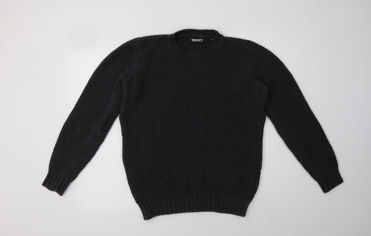 DKNY Womens Grey Crew Neck   Pullover Jumper Size S