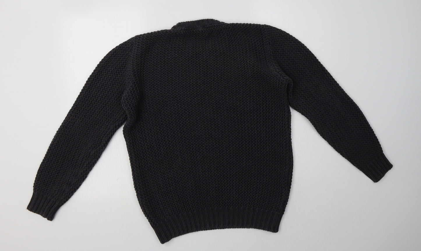 DKNY Womens Grey Crew Neck   Pullover Jumper Size S