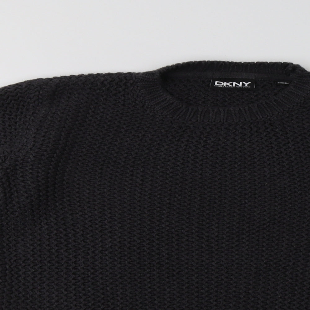 DKNY Womens Grey Crew Neck   Pullover Jumper Size S
