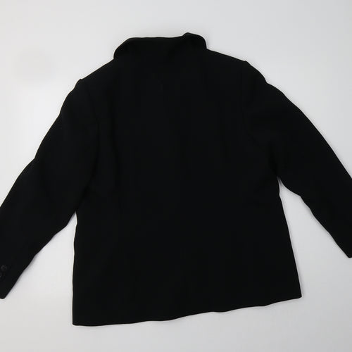 Penny Plain Womens Black   Jacket Blazer Size 18  Button