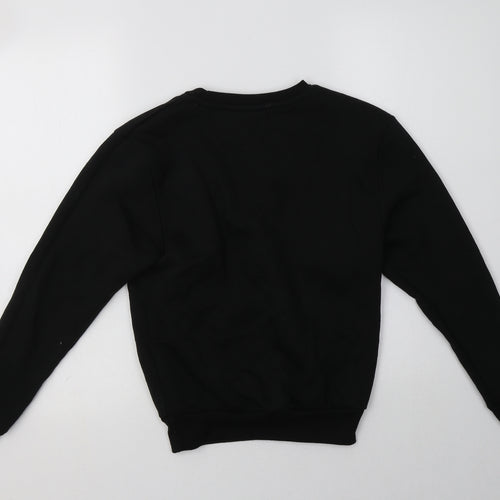 Slazenger Boys Black  Polyester Pullover Sweatshirt Size 7-8 Years