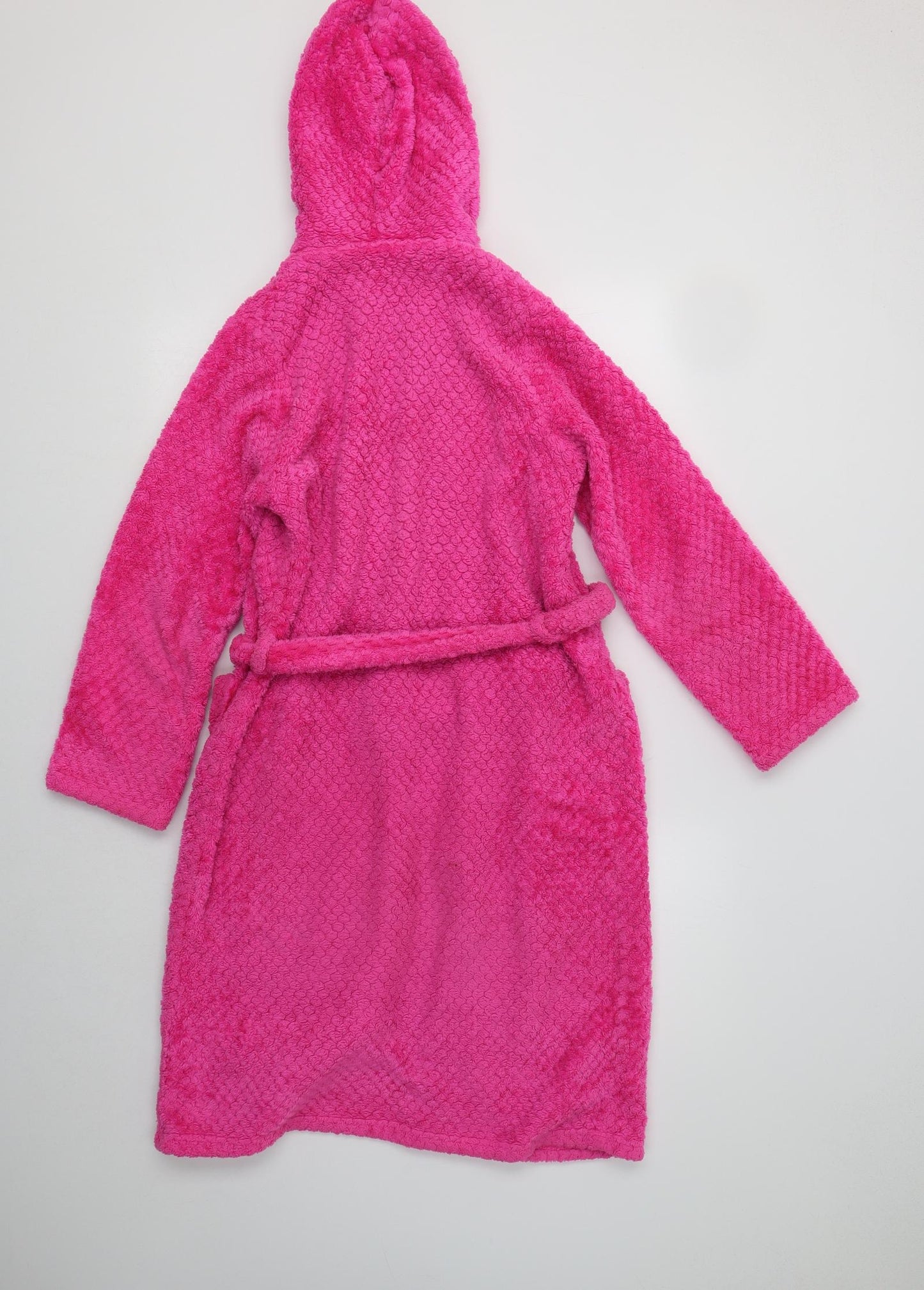 M&S Girls Pink  Polyester Kimono Robe Size 11-12 Years