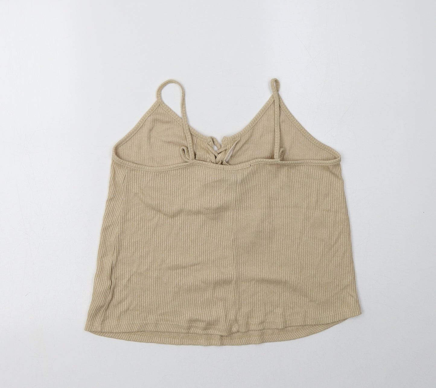 Foreve Womens Beige  Viscose Camisole Tank Size S Round Neck