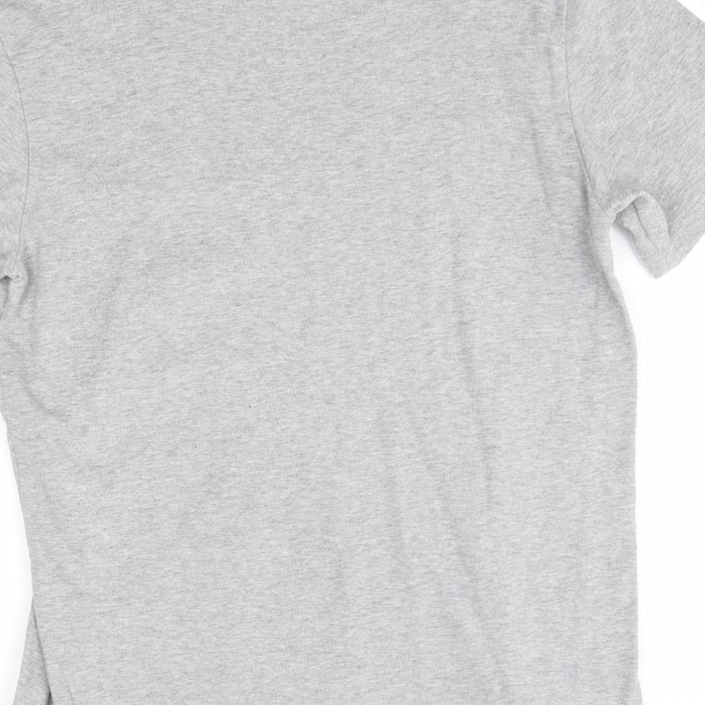 Tee AG Mens Grey  Cotton  T-Shirt Size M Round Neck  - Dr Doctor