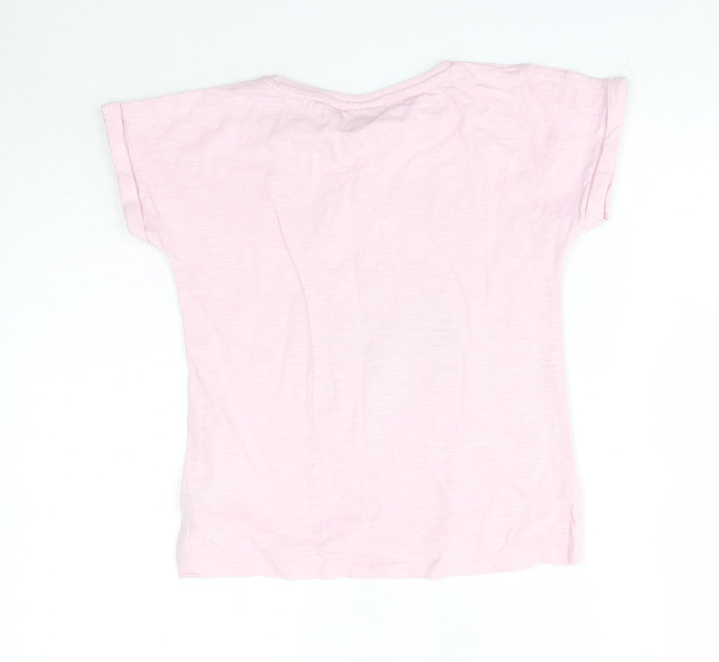 Young Dimensions Girls Pink  100% Cotton Basic T-Shirt Size 7-8 Years Round Neck  - Batman