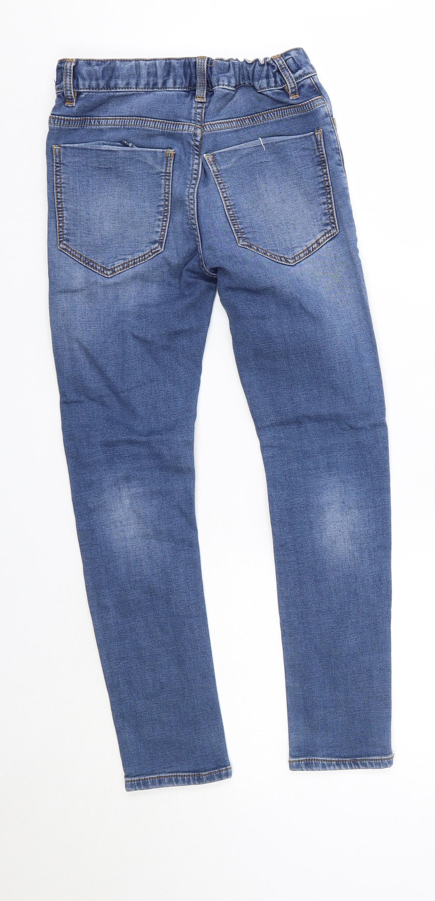 NEXT Boys Blue  Cotton Straight Jeans Size 10 Years  Regular