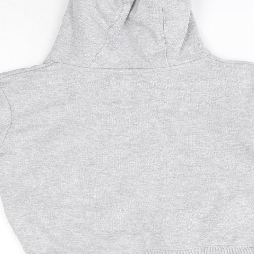 SoulCal&Co Boys Grey  Cotton Pullover Hoodie Size 7-8 Years