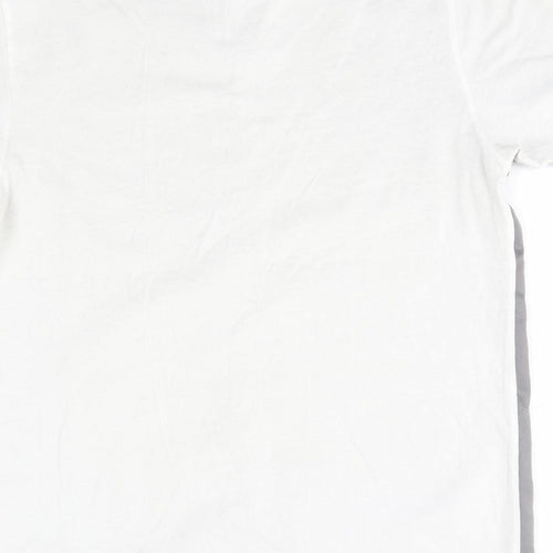 River Island Mens Grey  Polyester  T-Shirt Size S Round Neck
