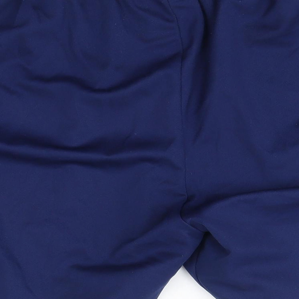 adidas Mens Blue  Polyester Sweat Shorts Size M  Regular