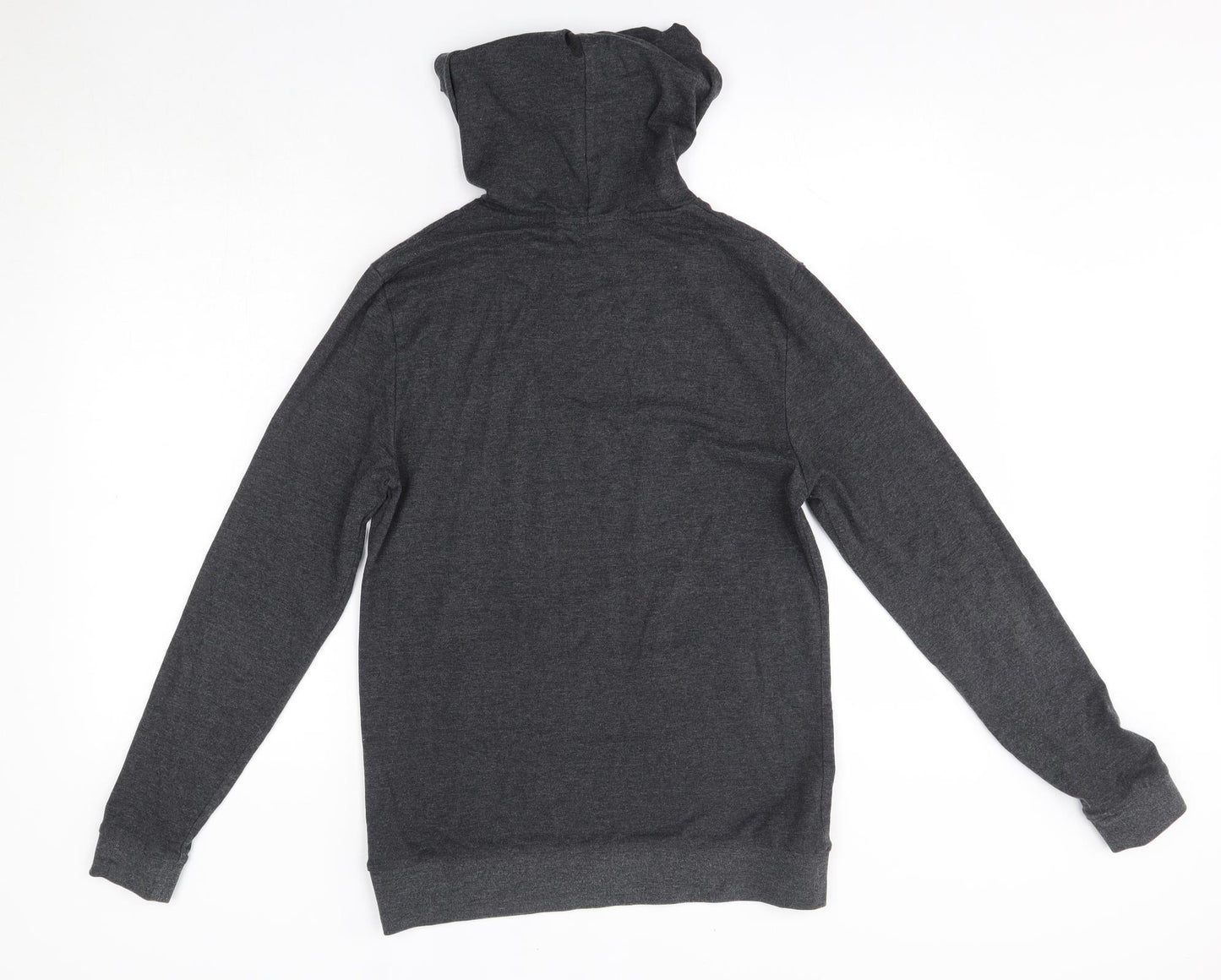 ASOS Mens Grey  Cotton Pullover Hoodie Size S