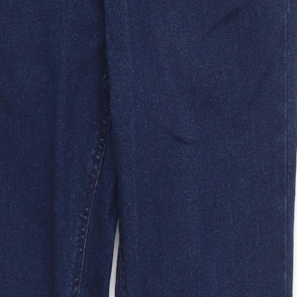 Pull&Bear Womens Blue  Cotton Skinny Jeans Size 16 L28 in Regular